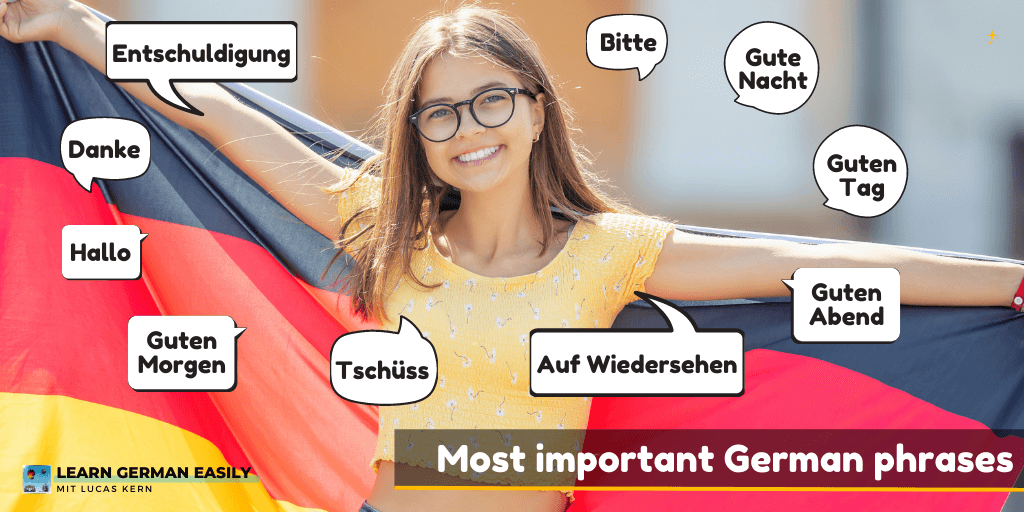 Most important basic German words and phrases Most important basic German words and phrases