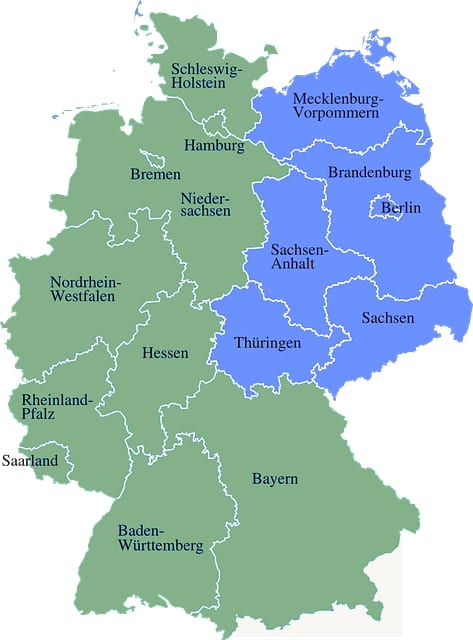 Map - States of Germany