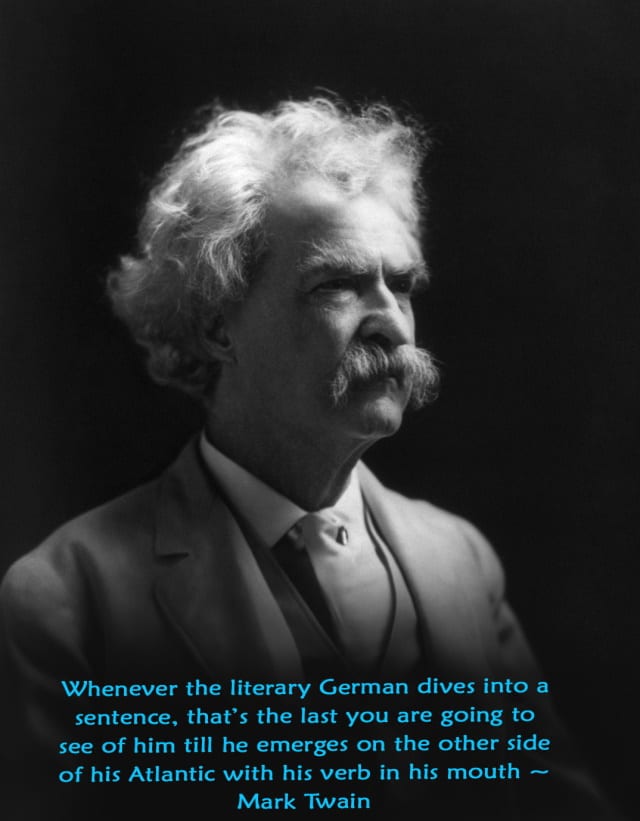 How to learn German - Mark Twain How to learn German - Mark Twain